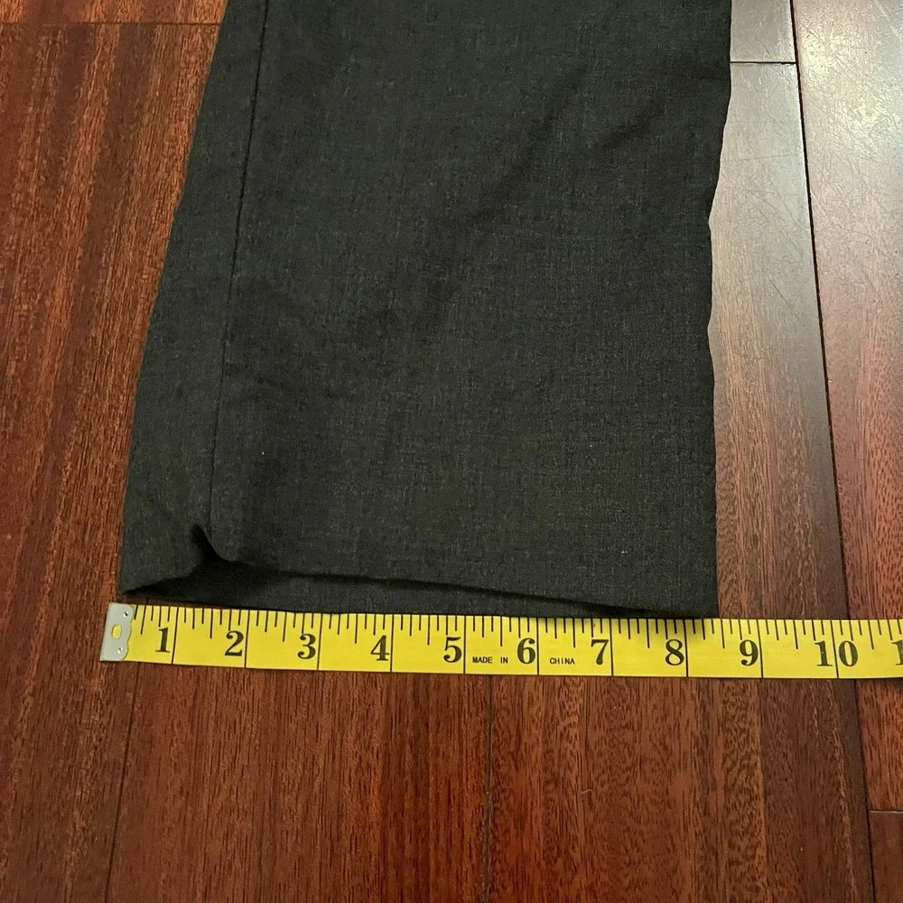 Ermenegildo Zegna Su Misura Dress Pants Mens 42x29 Herringbone Wool 7 64 Trouser
